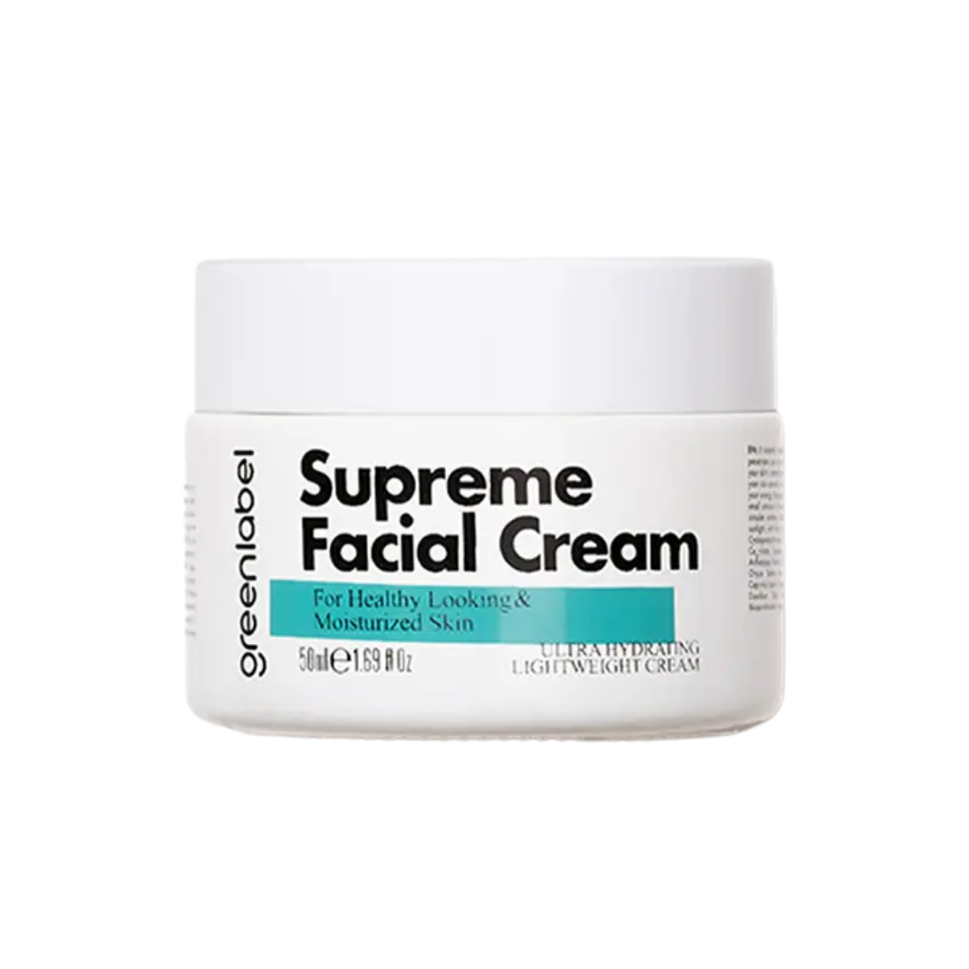GREEN LABEL Supreme Facial Cream - 50ml | غرين لابل كريم وجه مرطب سوبريم - 50مل
