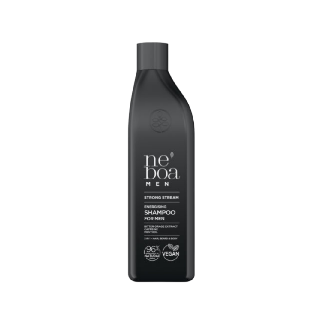 neboa Men Strong Stream Shampoo & Shower Gel - 300ml | نيبوا شامبو و شاور جل في منتج واحد للرجال - 300 مل