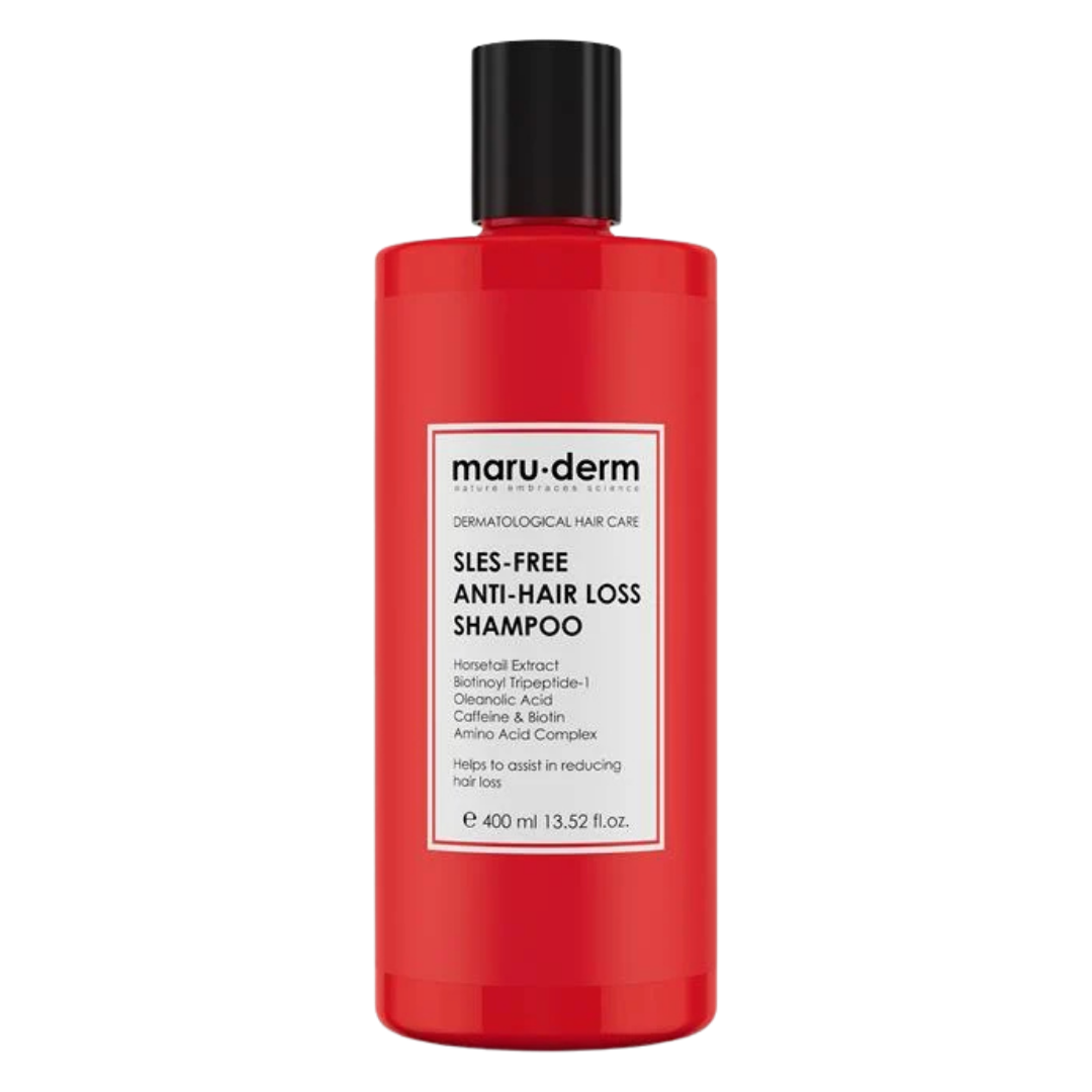 maru.derm Sles-Free Anti-Hair Loss Shampoo - 400ml | مارو.ديرم شامبو ضد تساقط الشعر خالي من السلفات - 400 مل