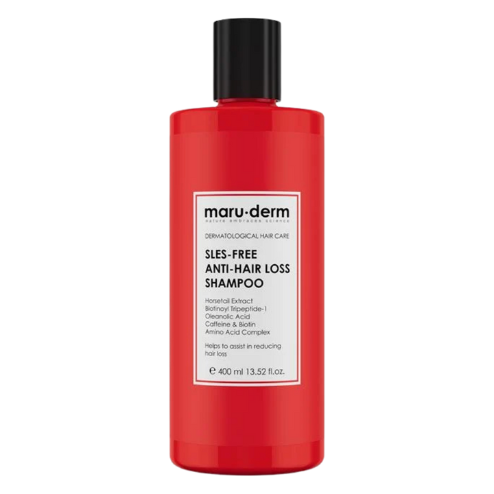 maru.derm Sles-Free Anti-Hair Loss Shampoo - 400ml | مارو.ديرم شامبو ضد تساقط الشعر خالي من السلفات - 400 مل