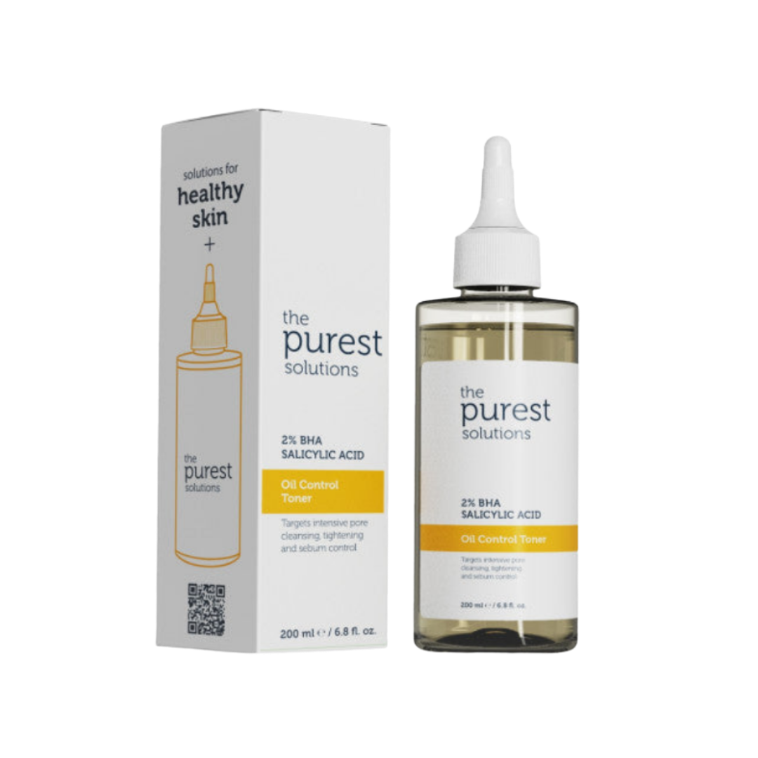 The Purest Solutions Oil Control Toner - 200ml | ذا بيورست تونر تحكم بالإفرازات الدهنية - 200 مل