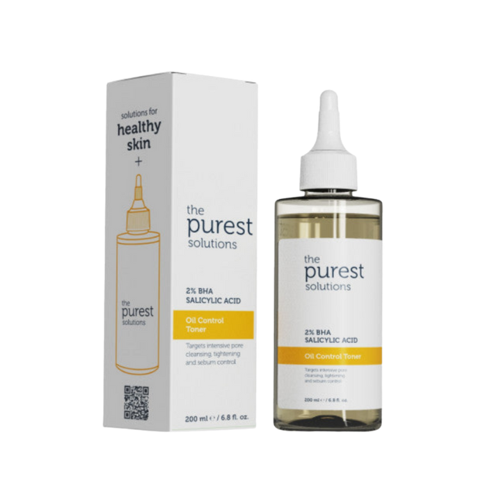 The Purest Solutions Oil Control Toner - 200ml | ذا بيورست تونر تحكم بالإفرازات الدهنية - 200 مل