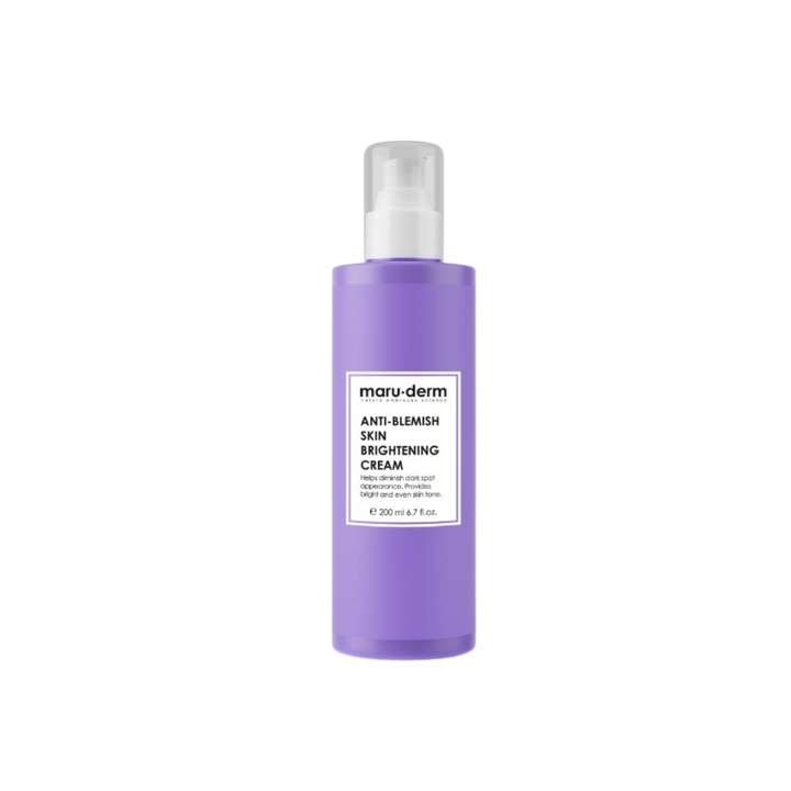 maru.derm Anti-Blemish Skin brightening cream - 200ml | مارو.ديرم كريم للوجه مفتح و مضاد للبقع - 200 مل