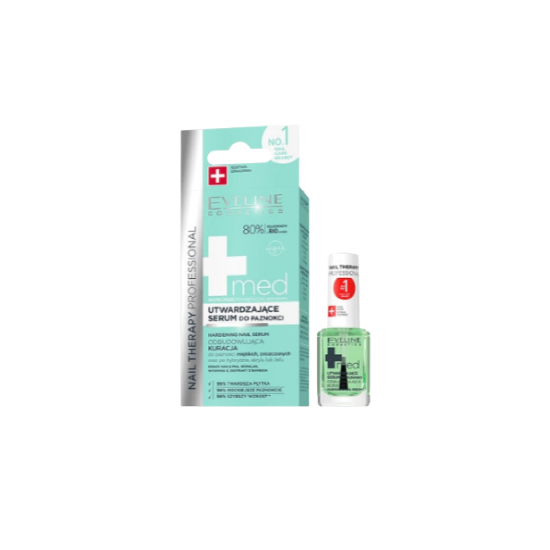 EVELINE Nail Therapy Professional Med+ Curing Nail Serum - 12ml | ايفلين مقوي أظافر - 12 مل