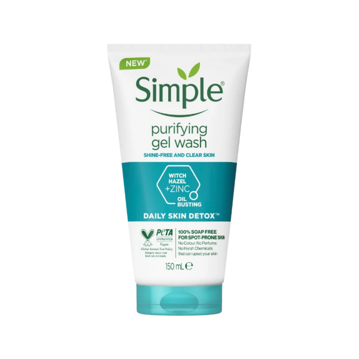 Simple Purifying Gel wash - 150ml | سمبل غسول ديتوكس للوجه - 150 مل