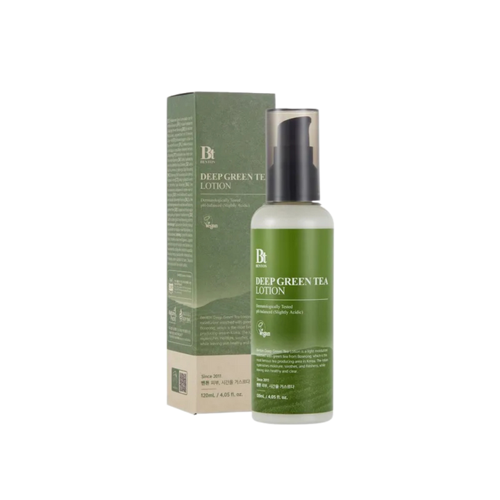 BENTON Deep Green Tea Lotion - 120ml | بينتون لوشن مرطب بالشاي الأخضر - 120 مل