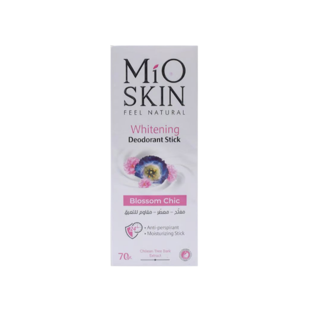 MIO SKIN Whitening Deodorant Stick Anti- Perspirant Moisturizing - 70gr| ميو سكين مزيل تعرق -70 غرام