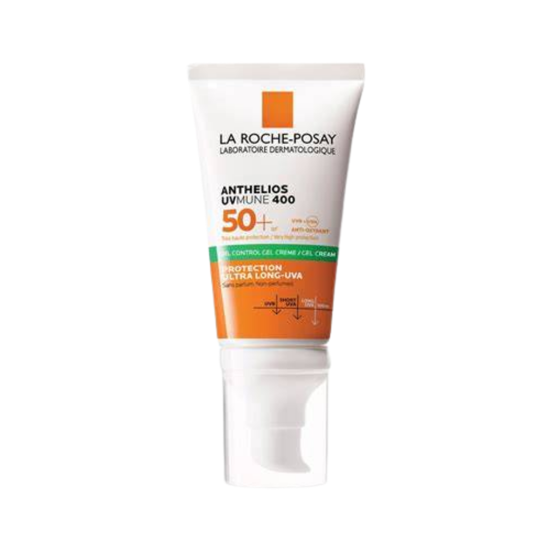 LA ROCHE-POSAY Innovation Anthelios Uvmune 400 Oil Control Gel Cream SPF50 - 50ml | لاروش بوزيه واقي شمسي بعامل حماية 50 - 50 مل