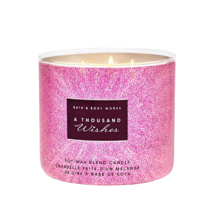 Bath & Body Works Soy Wax Blend Candle - 411g | باث اند بودي وركس شمعة ألف أمنية - 411غ