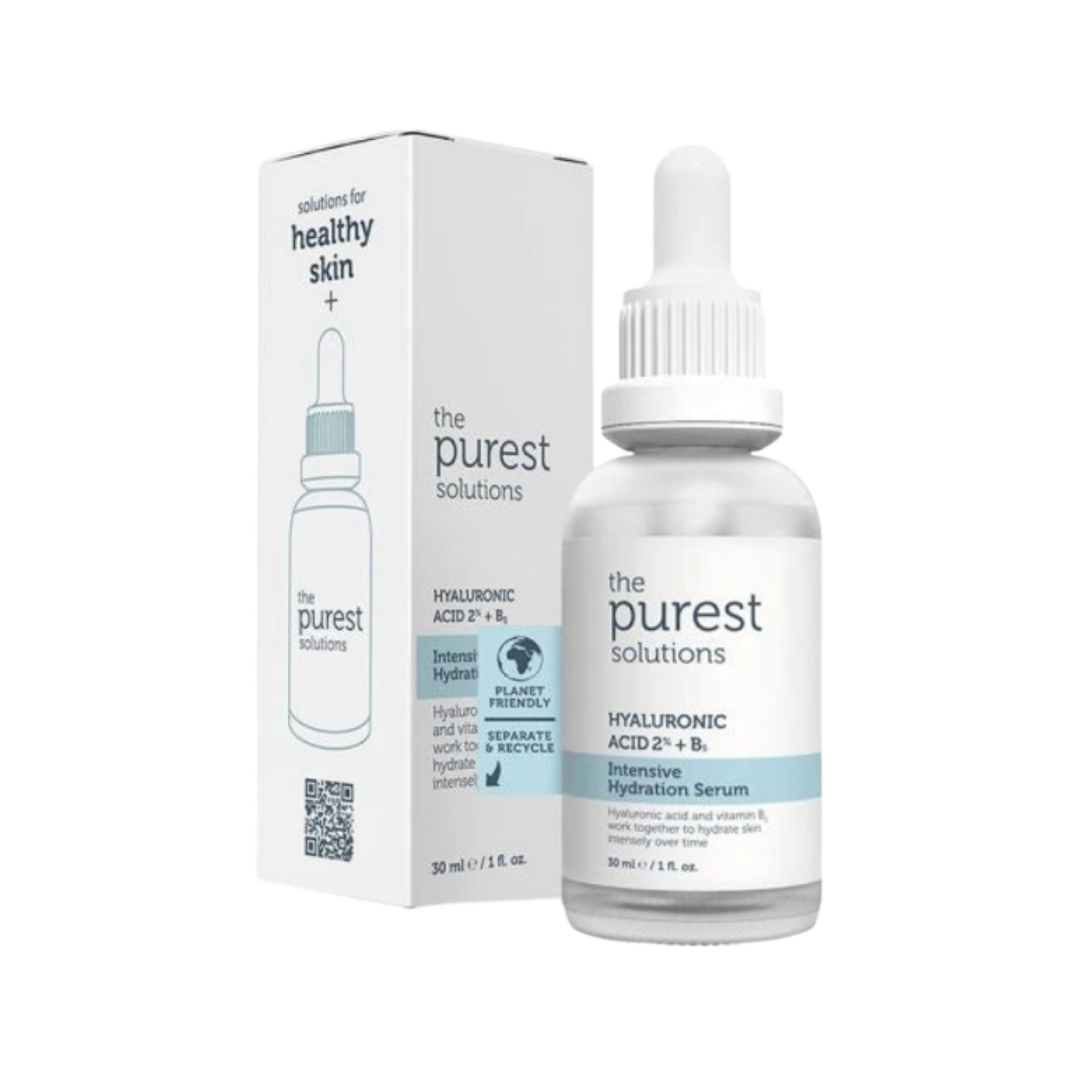 The Purest Solutions Hyaluronic Acid %2 + B5 Intensive Hydration Serum - 30ml | ذا بيوريست سيروم مرطب بحمض الهيالورنيك - 30 مل