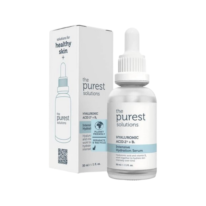 The Purest Solutions Hyaluronic Acid %2 + B5 Intensive Hydration Serum - 30ml | ذا بيوريست سيروم مرطب بحمض الهيالورنيك - 30 مل