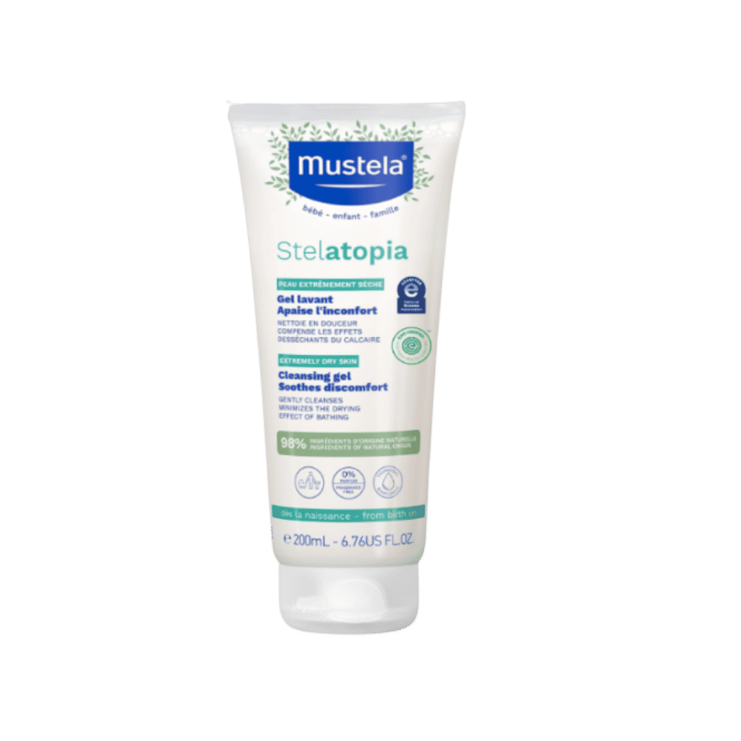 Mustela Cleansing Gel Soothing Discomfort - 200ml | موستيلا جل استحمام مهدئ للبشرة - 200 مل