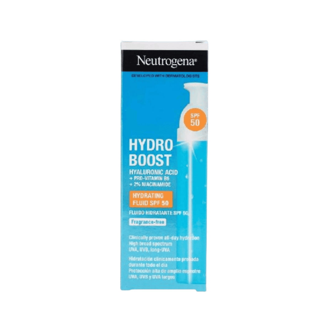 Neutrogena Hydro Boost Hydrating Fluid Spf +50 - 50ml| نيتروجينا واقي شمسي سائل بعامل حماية +50-50 مل