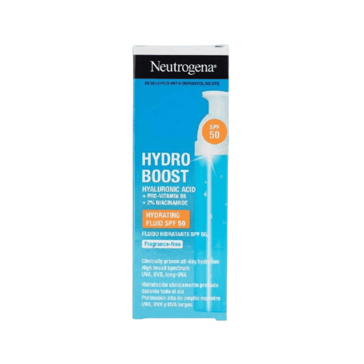 Neutrogena Hydro Boost Hydrating Fluid Spf +50 - 50ml| نيتروجينا واقي شمسي سائل بعامل حماية +50-50 مل