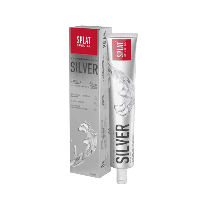 Splat Refreshing Gel Silver Toothpaste - 75ml | سبلات معجون اسنان سيلفر - 75 مل