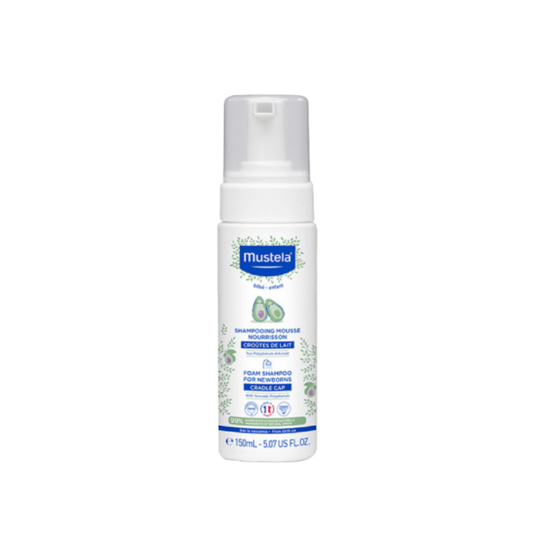 Mustela Foam Shampoo Soothing The Scalp - 150ml | موستيلا شامبو رغوي مهدئ لفروة رأس الطفل - 150 مل