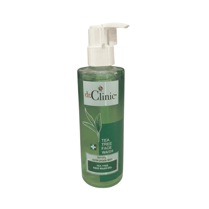 dr.Clinic Clinic Tea Tree Face Wash For Oily Acne Prone - 200ml | دكتور كلينيك غسول للوجه للبشرة الدهنية بزيت شجرة الشاي - 200 مل