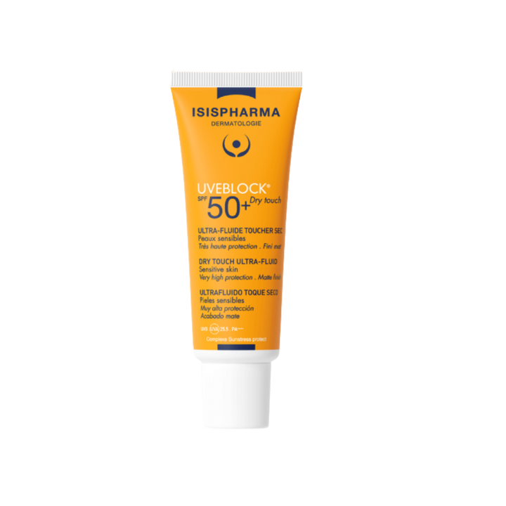 ISIS PHARMA UVBLOCK SPF50 DRY TOUCH INVISIBLE - 40 ML | ايزيس فارما كريم واقي شمسي دراي تاتش  - 40 مل
