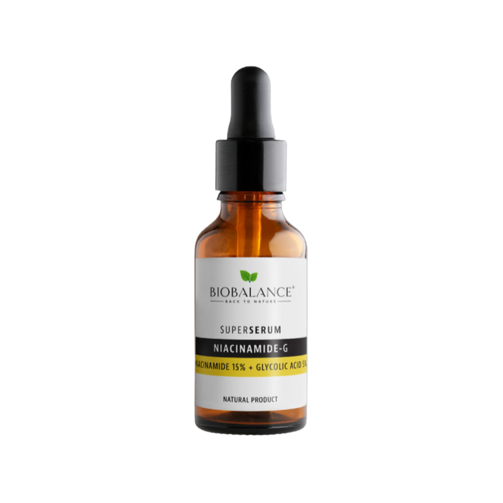Bio Balance Niacinamide 15% + Glycolic Acid 5% Super Serum - 30ml | بايو بالانس سيروم نياسيناميد ١٥٪ + غليكوليك اسيد ٥٪ - 30 مل