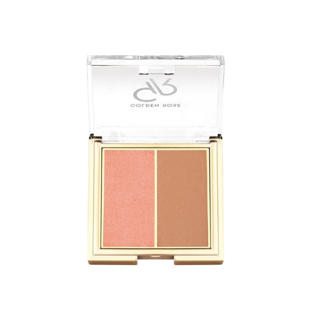 GOLDEN ROSE Iconic Blush Duo - 2x3g | بلاش ثنائي - 2x3 غرام