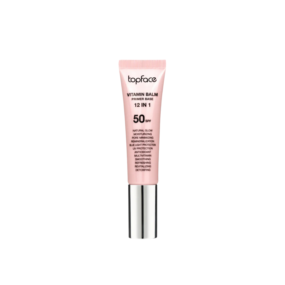 TopFace Vitamin Balm Primer Base 12 в 1 SPF50 - 30ml | توب فيس برايمر 12 في 1 spf50 - 30 مل