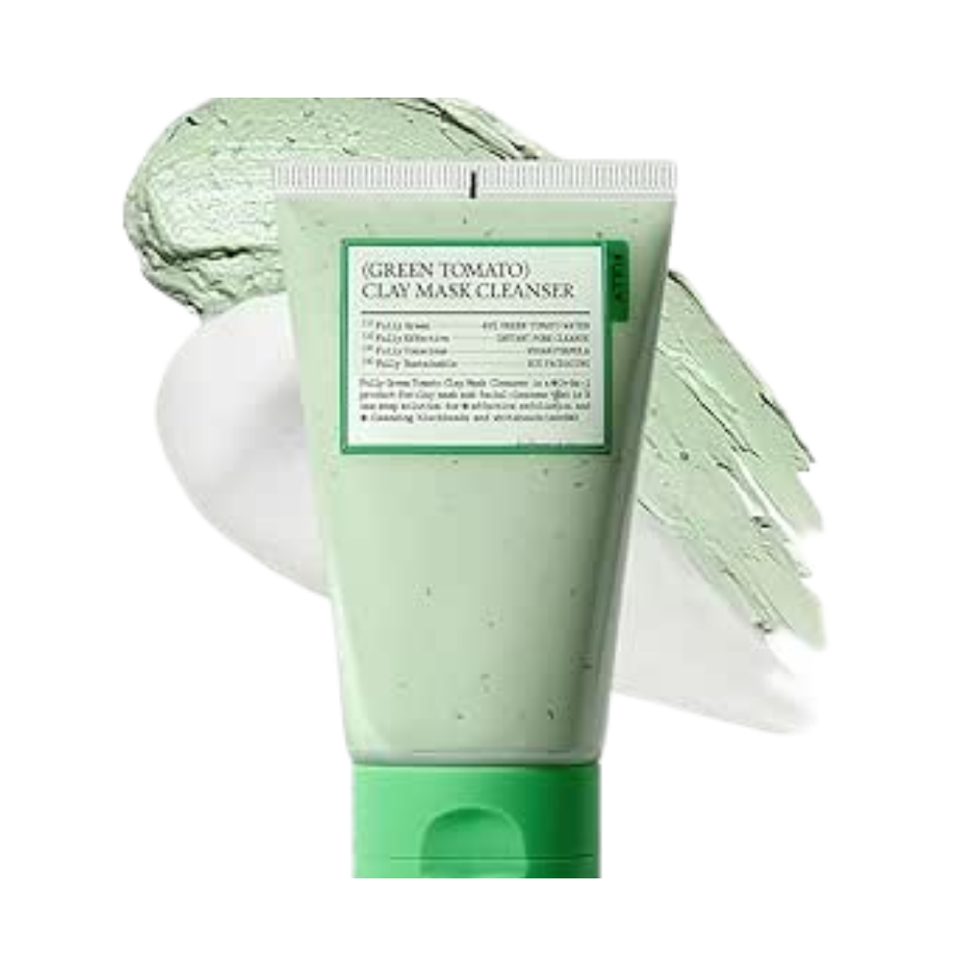 FULLY Green Tomato Clay Pack Cleanser - 120ml | فولي غسول الطماطم الخضراء - ١٢٠ مل