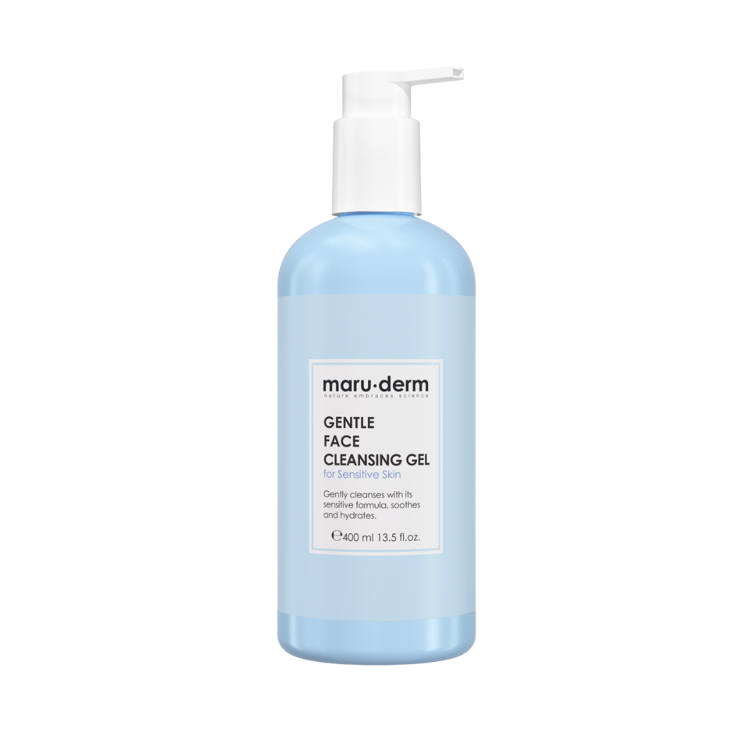 maru.derm Gentle face cleansing gel for sensitive skin - 400ml | مارو.ديرم غسول جل لطيف للبشرة الحساسة - 400 مل