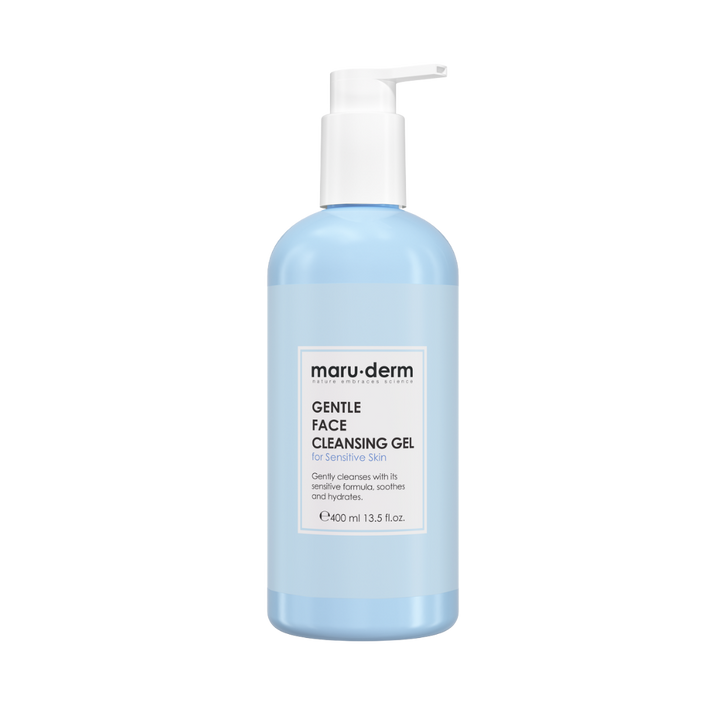 maru.derm Gentle face cleansing gel for sensitive skin - 400ml | مارو.ديرم غسول جل لطيف للبشرة الحساسة - 400 مل