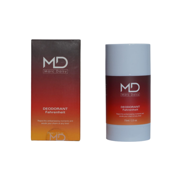 Marc Daisy MD Deodorant Fahrenheit - 75ml | مارك ديزي مزيل تعرق ستيك للرجال فهرنهايت - 75 مل