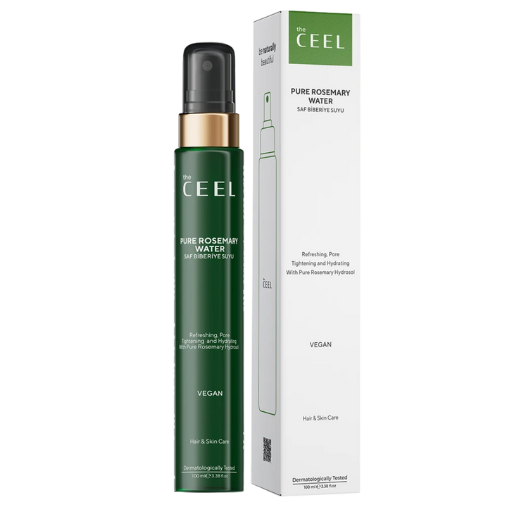 the CEEL Pure Rosemary Water Hair & Skin - 100ml | ذا سيل بخاخ ماء اكليل الجبل للشعر وللبشرة - 100 مل