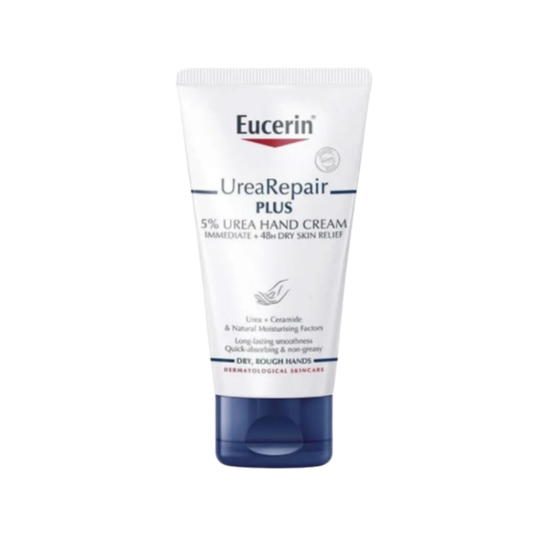 Eucerin UreaRepair PLUS 5% Urea Hand Cream - 75 ml| يوسيرين  كريم اليدين يوريا 5% بلس-75 مل