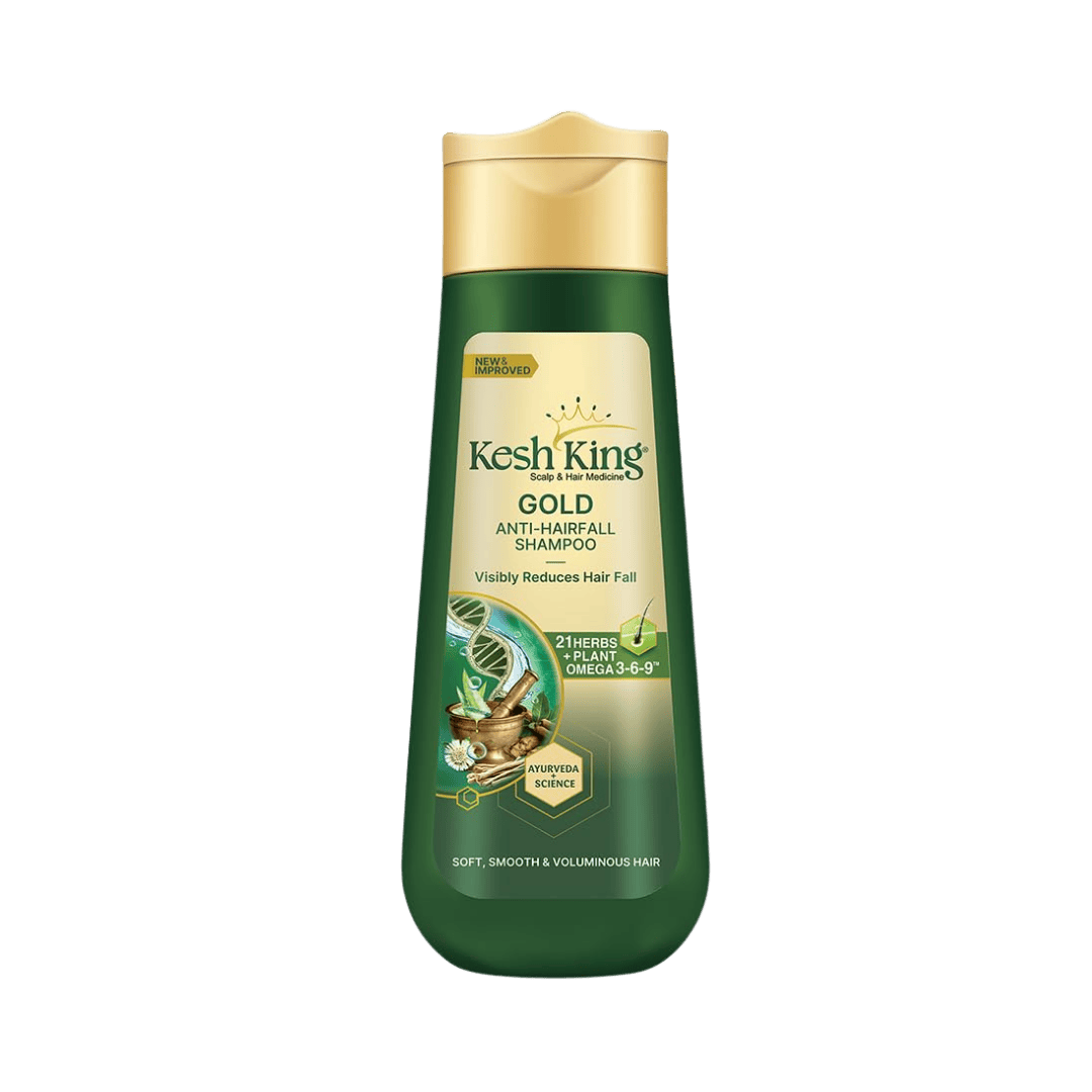Kesh King Gold Anti-Hairfall Shampoo - 340ml | كيش كينغ شامبو مضاد لتساقط الشعر جولد - 340مل