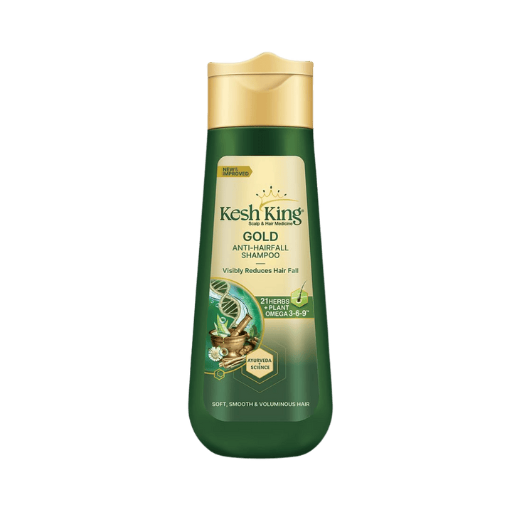 Kesh King Gold Anti-Hairfall Shampoo - 340ml | كيش كينغ شامبو مضاد لتساقط الشعر جولد - 340مل