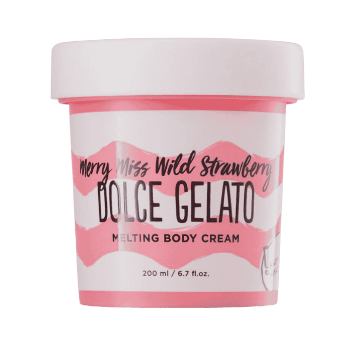DOLCE MILK Merry Miss Wild Strawberry Melting Body Cream - 200ml | دولتشي ميلك كريم جسم ميلتينغ بالفراولة البرية - 200 مل