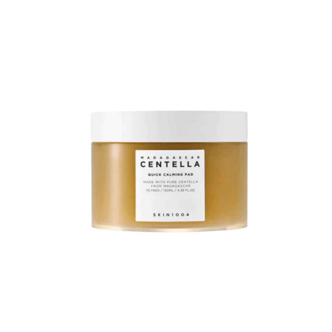 SKIN1004 Centella Quick Calming Pad - 70pcs x 130ml | سكين1004 وسادة التونر المهدئة 70 قطعة x 130 مل