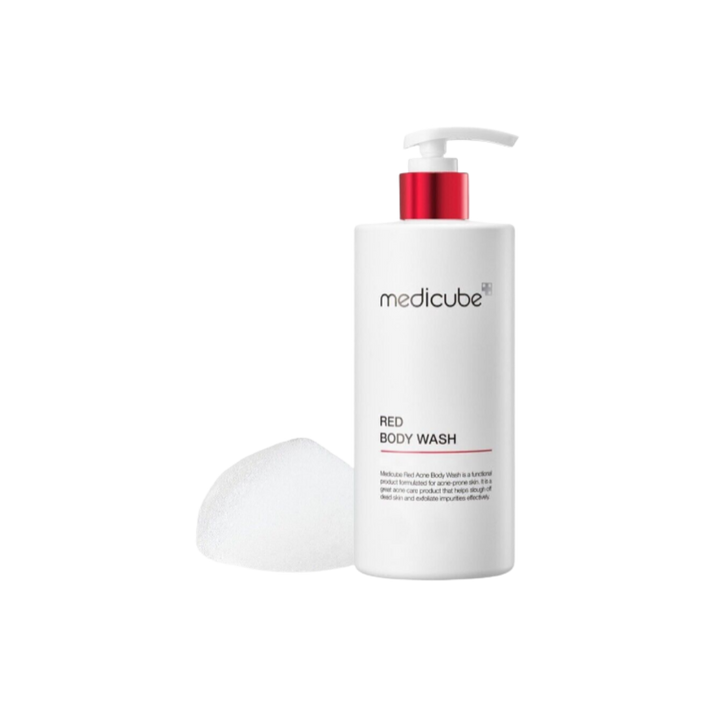Medicube RED ACNE BODY WASH 2.0 - 400g | ميدي كيوب غسول للجسم ضد حب الشباب - ٤٠٠ غرام