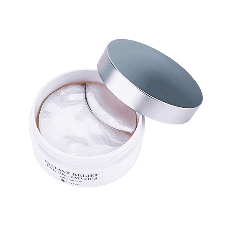 K-Secret Caffeine Instant Relief Eye Gel Patches -60 | كي سيكريت ماسك لتحت العين بالكافيين للانتعاش الفوري - 60 لصقة