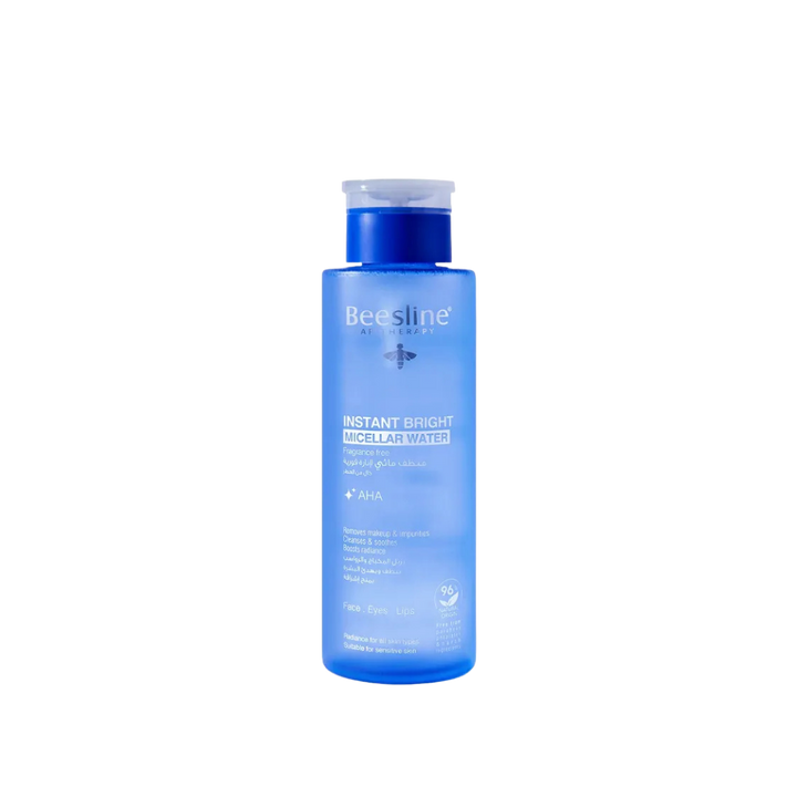Beesline Instant Bright Micellar Water Fregrance Free - 400ml | بيزلاين مزيل مكياج مايسلير خالي من العطور - 400 مل