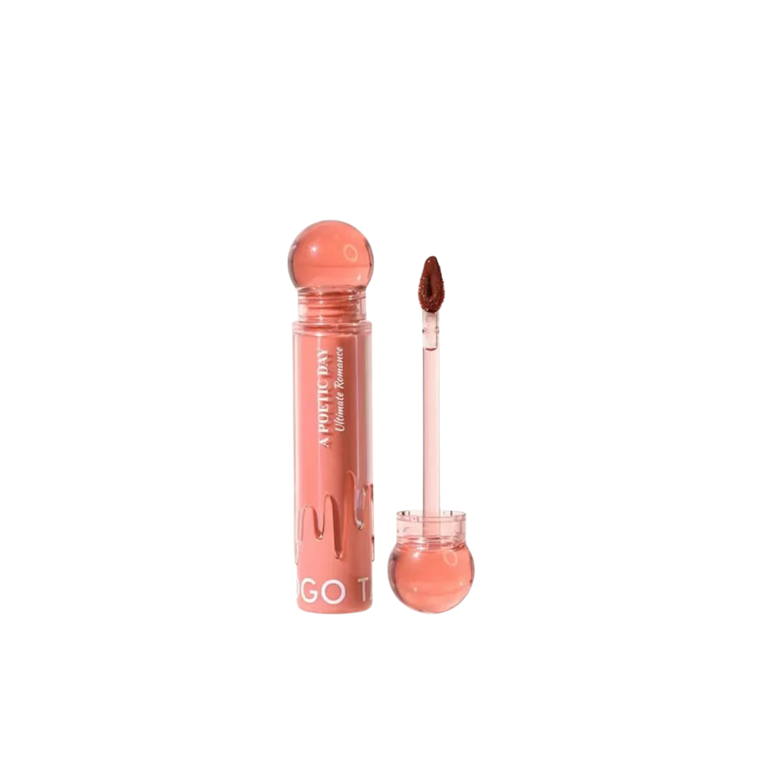 GOGO TALES Small Pink Ball Refrctive Lip Glaze - 3.5g | جوجو تاليس جلوس للشفاه - 3.5 غ