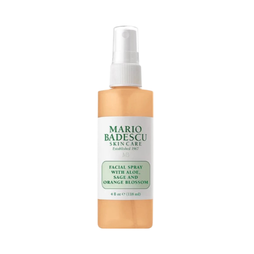 MARIO BADESCU Facial Spray Aloe Sage & Orange Blossom | ماريو باديسكو بخاخ ترطيب البشرة بالالوفيرا و الميرمية و البرتقال