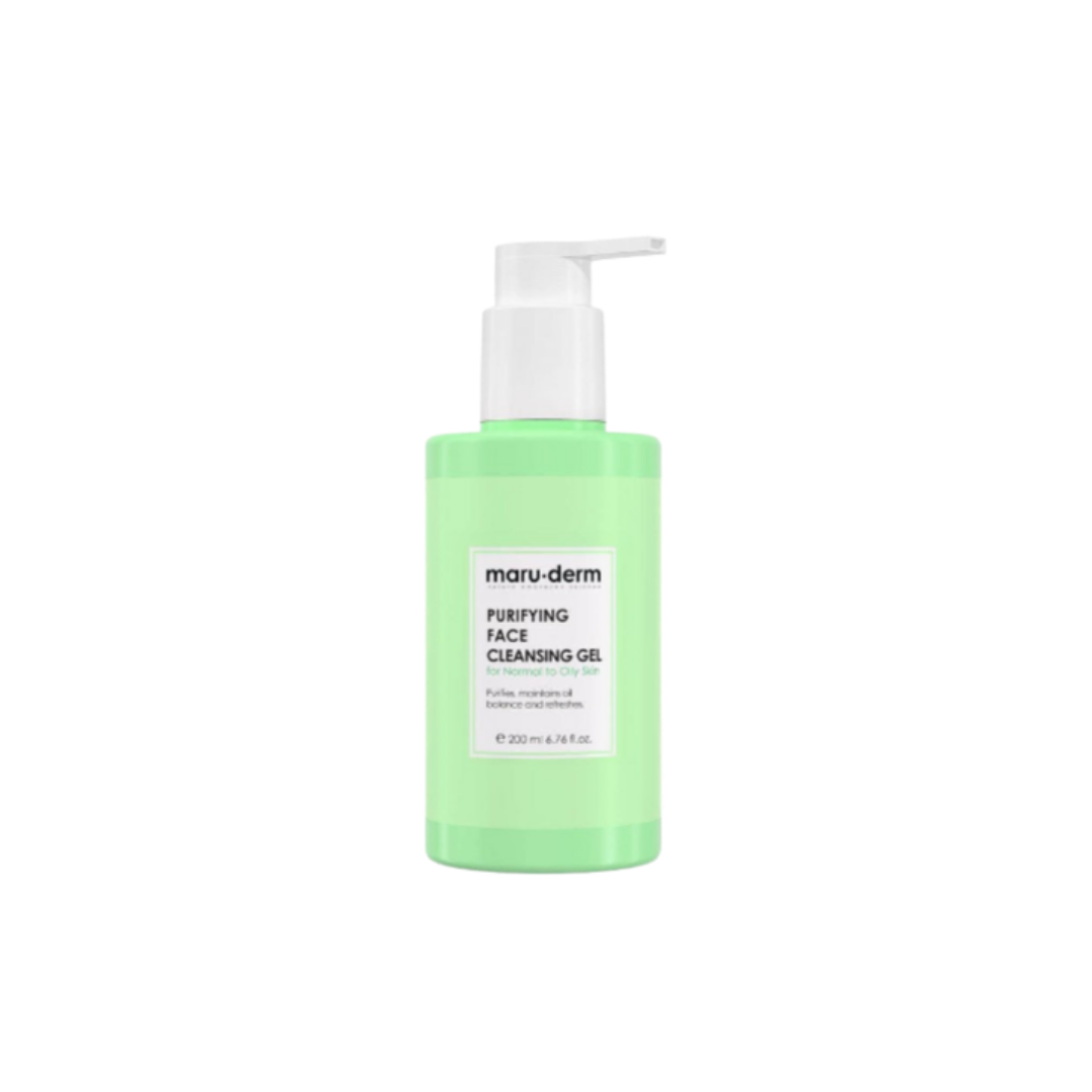 maru.derm Purifying Face Cleansing Gel For normal to oily Skin - 200ml | مارو.ديرم غسول منقي للبشرة العادية الى الدهنية - 200 مل