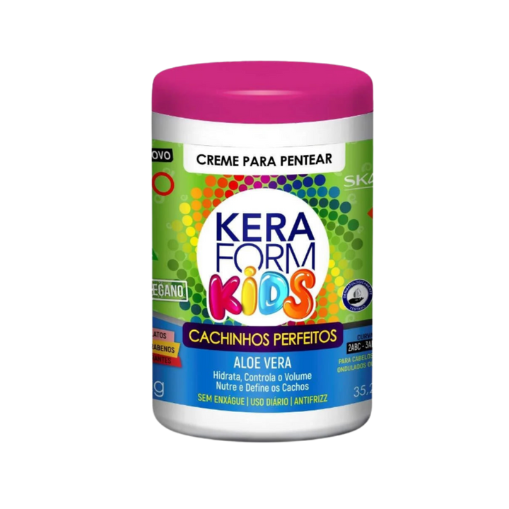 SKAFE Kera Form Brushing Cream Perfect Curld Aloe Vera - 1kg | سكاف كريم تصفيف الشعر الكيرلي للأطفال - 1 كيلو