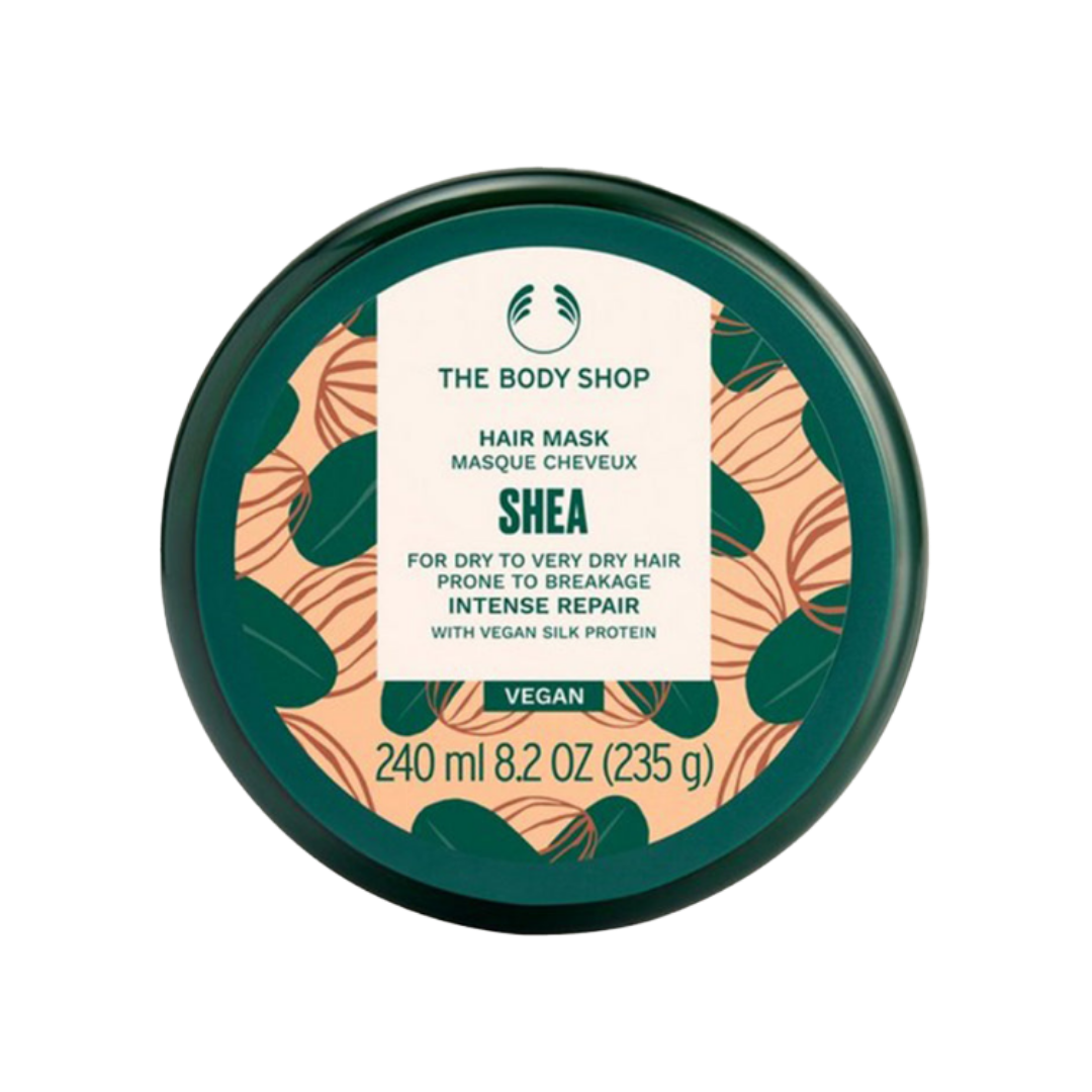 The Body Shop Hair Mask Shea For Dry To Very Dry Hair - 240ml | ذا بودي شوب ماسك للشعر الجاف و الجاف جدا بزبدة الشيا - 240 مل