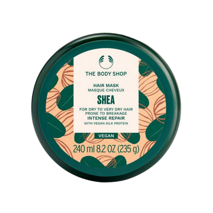 The Body Shop Hair Mask Shea For Dry To Very Dry Hair - 240ml | ذا بودي شوب ماسك للشعر الجاف و الجاف جدا بزبدة الشيا - 240 مل