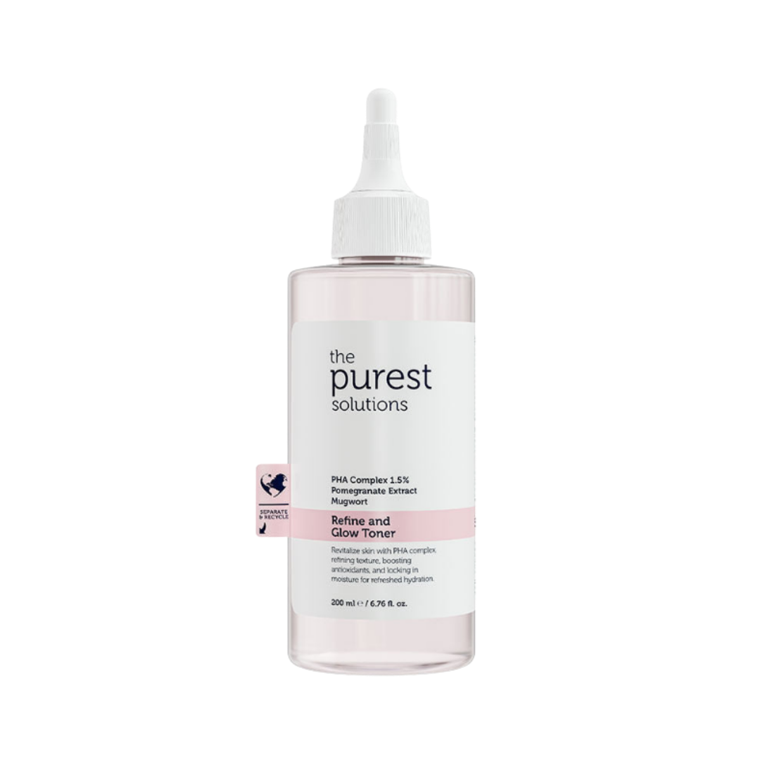 The Purest Refine And Glow Toner - 200ml | ذا بيورست تونر الاضاءة و التقشير اللطيف - 200 مل