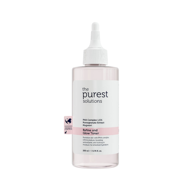 The Purest Refine And Glow Toner - 200ml | ذا بيورست تونر الاضاءة و التقشير اللطيف - 200 مل