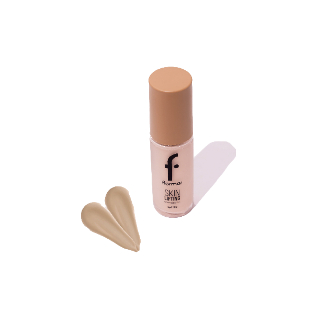 Flormar Skin Lifting Foundation Spf30 - 30ml | فلورمار كريم اساس بعامل خماية 30 - 30 مل