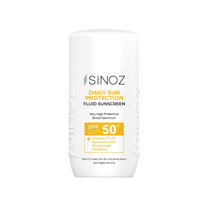 SiNOZ Spf50+ Daily Use Fluid Sunscreen - 50ml | سينوز واقي شمسي سائل يومي spf50+ - 50 مل