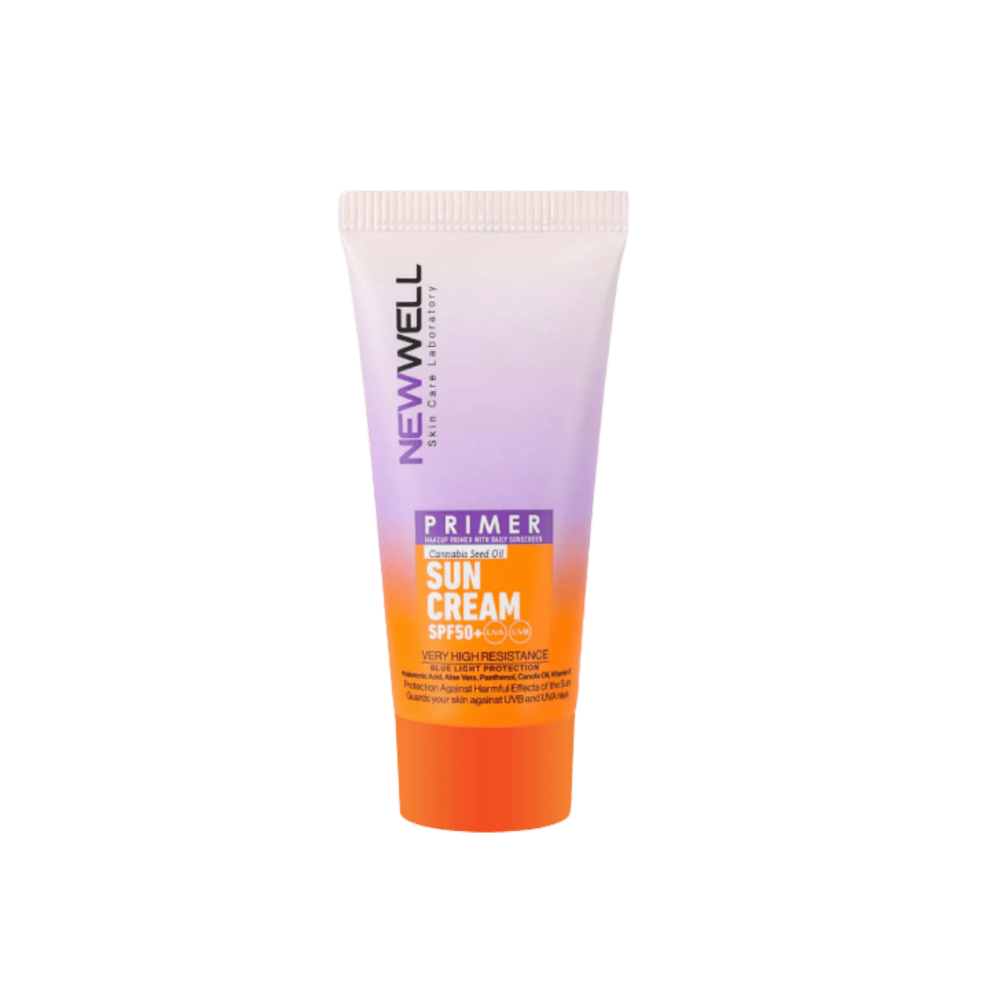 NEW WELL Primer Suncream Very High Resistance - 50g | نيو ويل برايمر + واقي شمس spf50 - 50 غرام