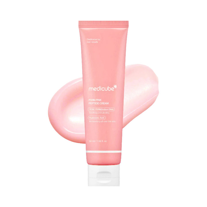 Medicube PDRN PINK HYALURONIC MOISTURIZING CREAM - 50ML | ميدي كيوب كريم مرطب بالهيالورونيك اسيد - ٥٠ مل